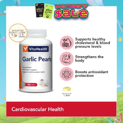 VITAHEALTH - Garlic Pearls Softgels 150s
