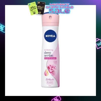 NIVEA Whitening Deep Serum White & Smooth Hokkaido Rose Deodorant Spray 150ml