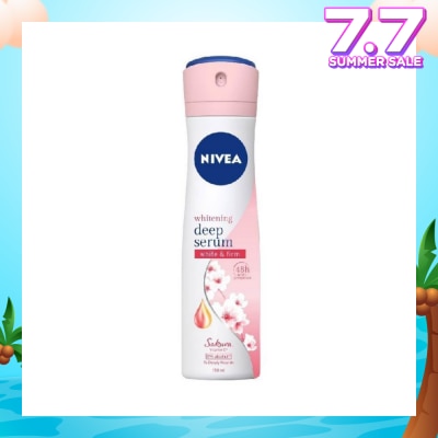 NIVEA Whitening Deep Serum White & Firm Sakura Deodorant Spray 150ml