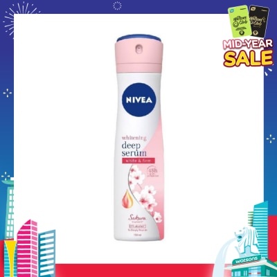 NIVEA Whitening Deep Serum White & Firm Sakura Deodorant Spray 150ml
