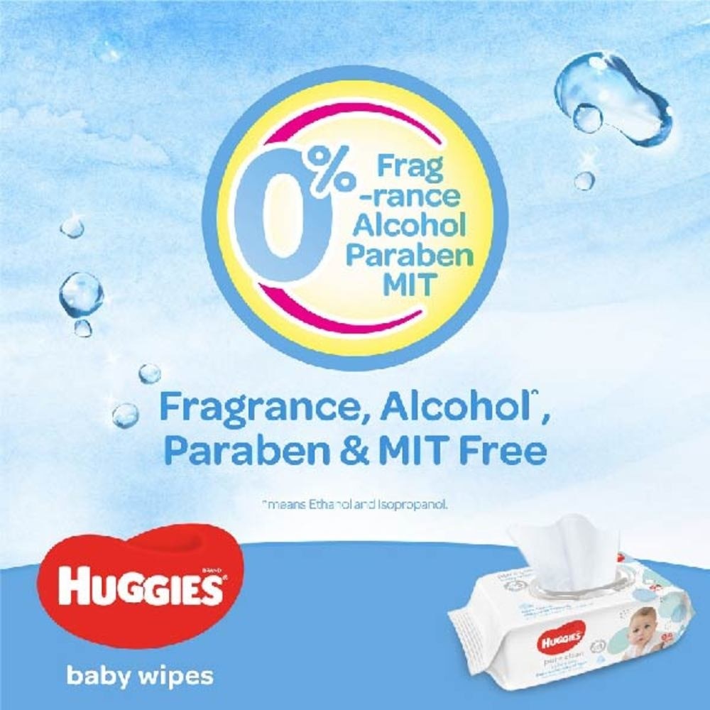 Pure Clean Baby Wipes 64s x 3packs