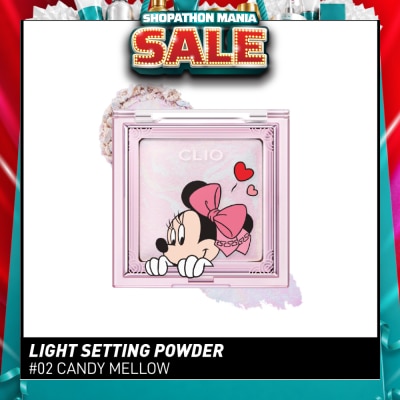 CLIO - Disney Edition Light Setting Powder 02 Candy Mellow 4.8g