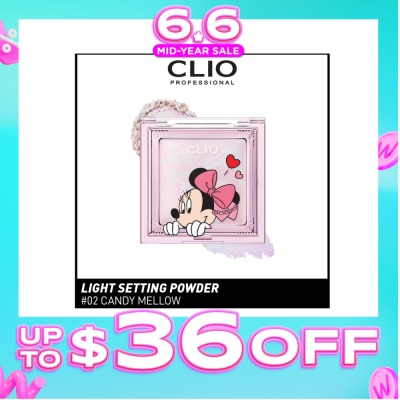 CLIO - Disney Edition Light Setting Powder 02 Candy Mellow 4.8g