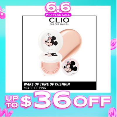 CLIO - Wake Up Tone Up Cushion 03 Beige Pink 15g