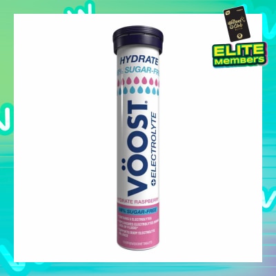 VOOST Hydrate 98% Sugar-Free Effervescent Raspberry Tablet 20s