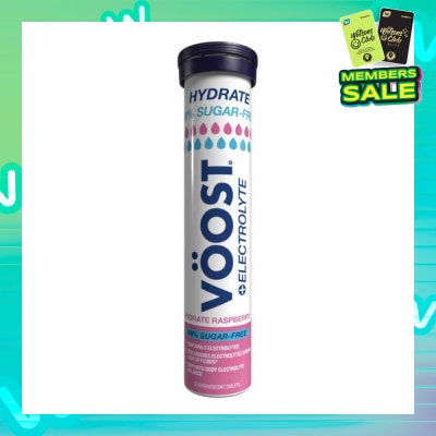 VOOST Hydrate 98% Sugar-Free Effervescent Raspberry Tablet 20s