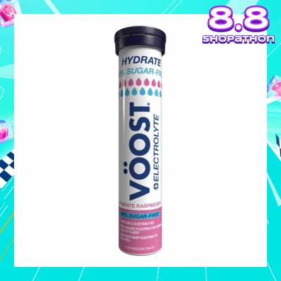 VOOST Hydrate 98% Sugar-Free Effervescent Raspberry Tablet 20s