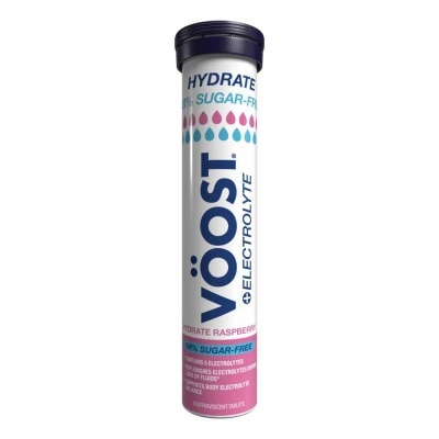 VOOST Hydrate 98% Sugar-Free Effervescent Raspberry Tablet 20s