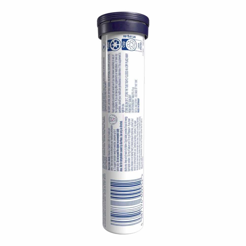 Hydrate 98% Sugar-Free Effervescent Raspberry Tablet 20s