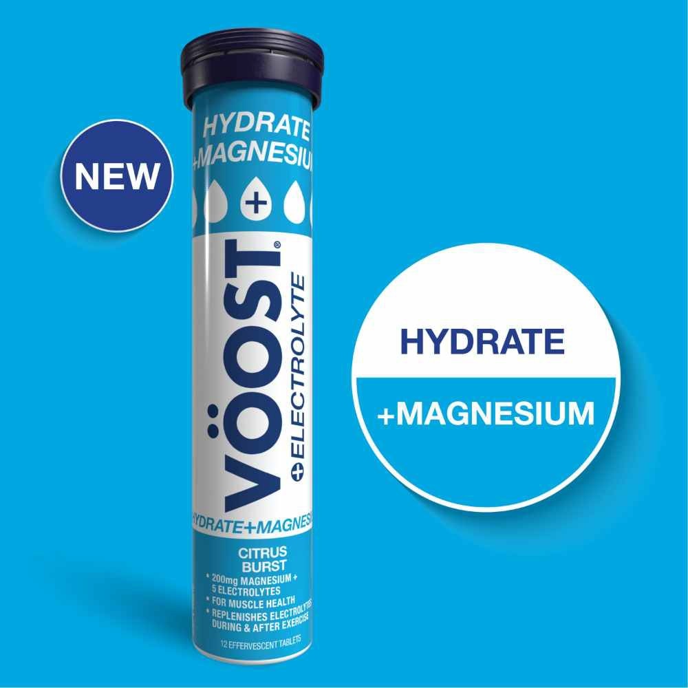 Hydrate + Magnesium Citrus Burst Effervescent Tablets 12