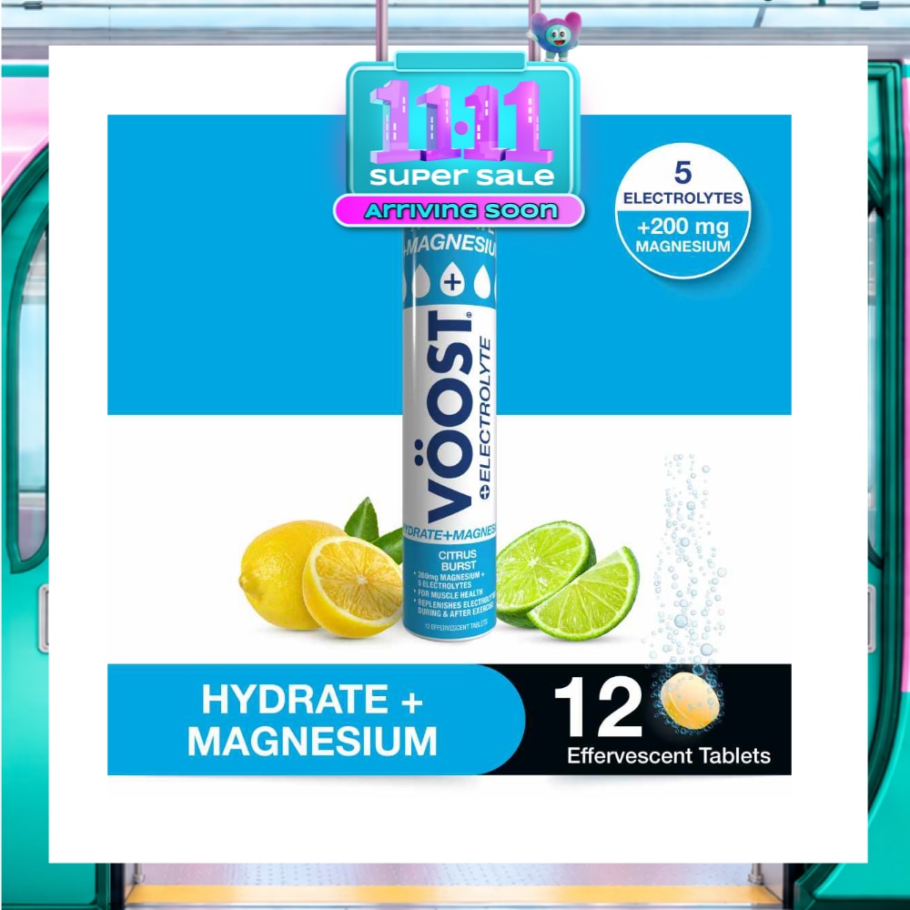 Hydrate + Magnesium Citrus Burst Effervescent Tablets 12 image