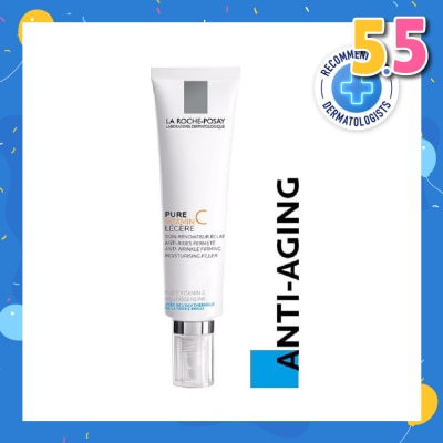 LA ROCHE-POSAY Pure Vitamin C10 Light 40ml (Anti-Wrinkle Firming Face Moisturiser with Pure Vitamin C for Aging Skin) 40ml
