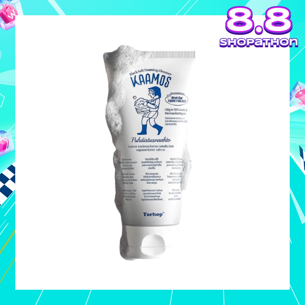 Kaamos Black Salt Foaming Cleanser 130g