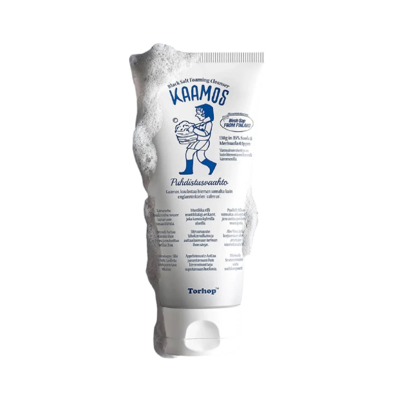 Kaamos Black Salt Foaming Cleanser 130g