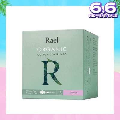 RAEL Petite Pads With Organic Cotton Cover 14s