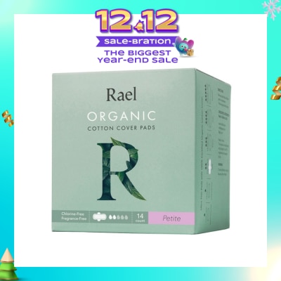 RAEL Petite Pads With Organic Cotton Cover 14s