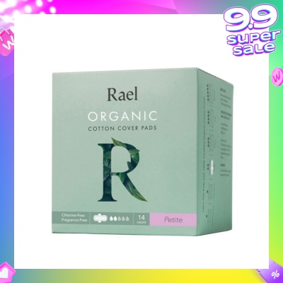 RAEL Petite Pads With Organic Cotton Cover 14s