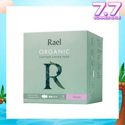RAEL Petite Pads With Organic Cotton Cover 14s