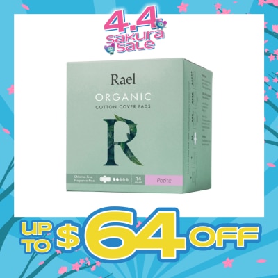 RAEL - Petite Pads With Organic Cotton Cover 14s