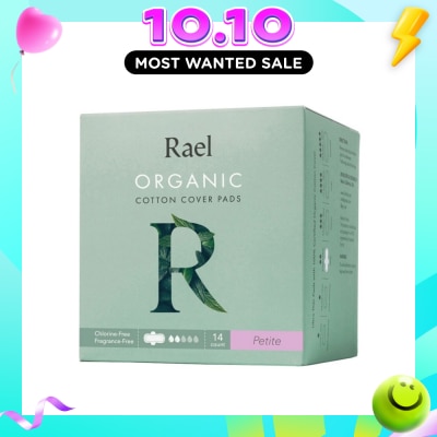 RAEL Petite Pads With Organic Cotton Cover 14s (Expiry: Mar`2027) image