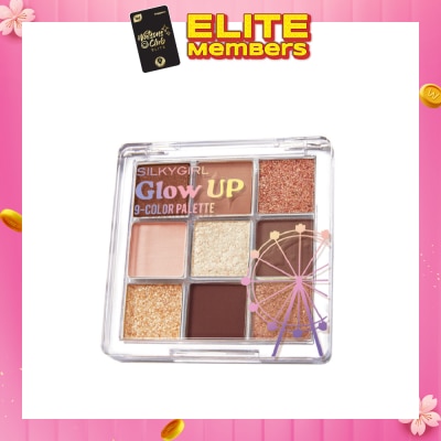 SILKYGIRL Glow Up 9-Color Palette 01 Teddy 7.2g