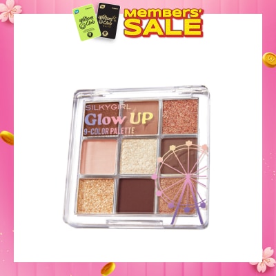 SILKYGIRL Glow Up 9-Color Palette 01 Teddy 7.2g