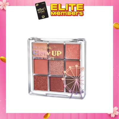 SILKYGIRL Glow Up 9-Color Palette 02 Unicorn 7.2g