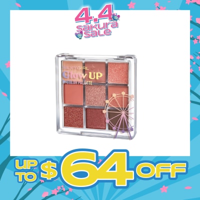 SILKYGIRL - Glow Up 9-Color Palette 02 Unicorn 7.2g