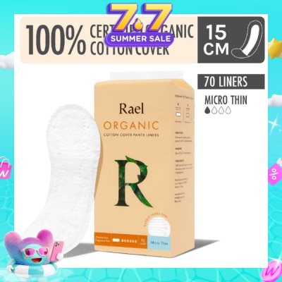 RAEL - Micro Thin Liners With Organic Cotton Cover 70s