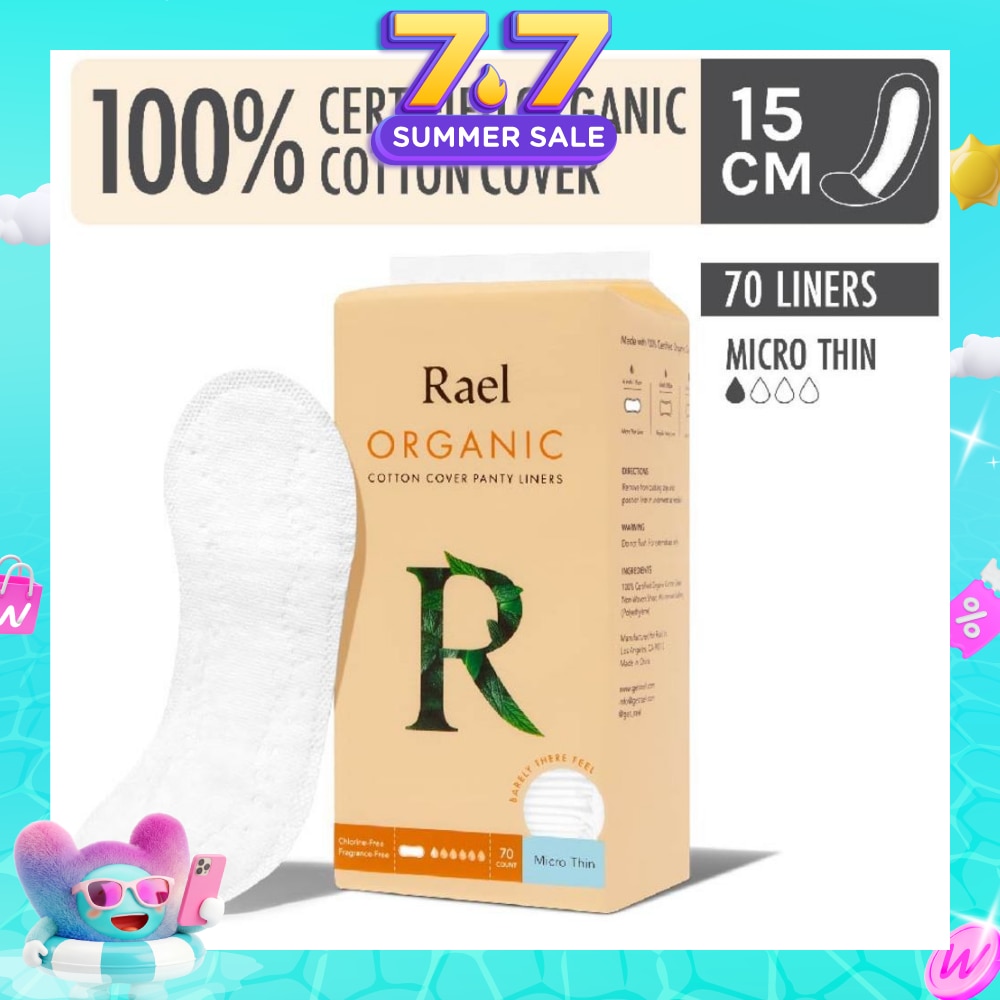 Micro Thin Liners With Organic Cotton Cover 70s