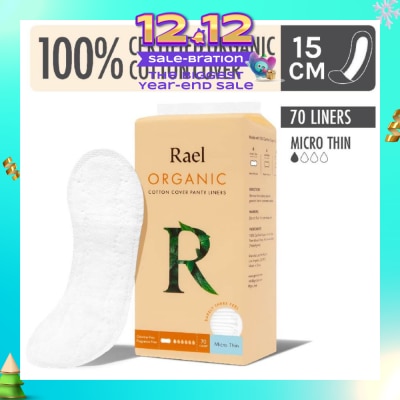 RAEL Micro Thin Liners With Organic Cotton Cover 70s