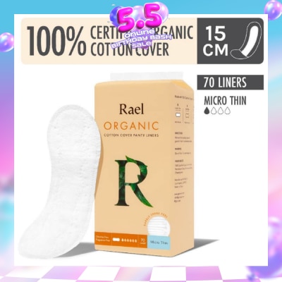 RAEL - Micro Thin Liners With Organic Cotton Cover 70s