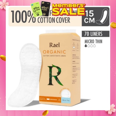 RAEL Micro Thin Liners With Organic Cotton Cover 70s