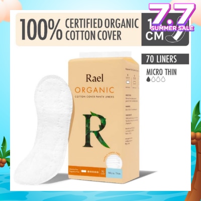 RAEL Micro Thin Liners With Organic Cotton Cover 70s