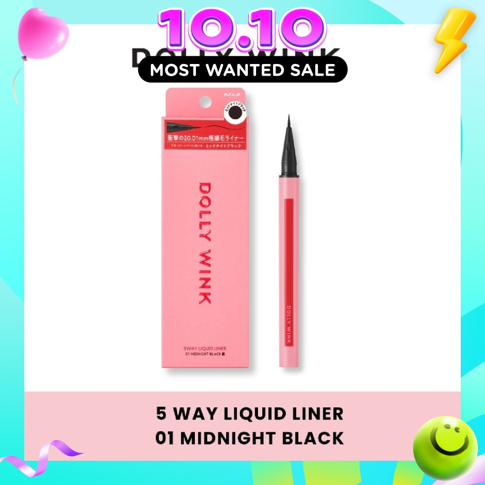5 Way Liquid Liner 01 Midnight Black 0.6ml image