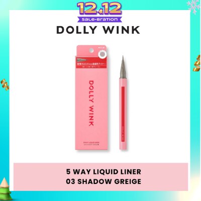 DOLLY WINK 5 Way Liquid Liner 03 Shadow Greige 0.6ml