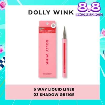 DOLLY WINK 5 Way Liquid Liner 03 Shadow Greige 0.6ml