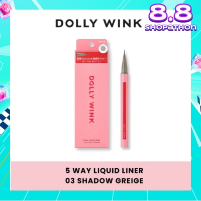 DOLLY WINK 5 Way Liquid Liner 03 Shadow Greige 0.6ml