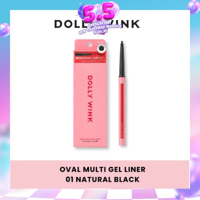 DOLLY WINK - Oval Multi Gel Liner 01 Natural Black 0.1g