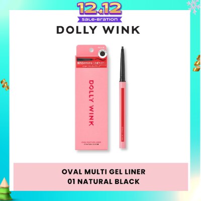 DOLLY WINK Oval Multi Gel Liner 01 Natural Black 0.1g
