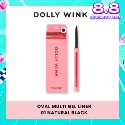 DOLLY WINK Oval Multi Gel Liner 01 Natural Black 0.1g