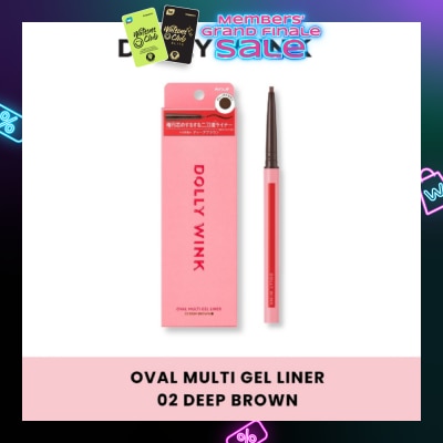 DOLLY WINK Oval Multi Gel Liner 02 Deep Brown 0.1g