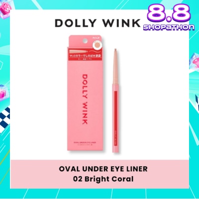 DOLLY WINK Oval Under Eye Liner 02 Healthy Coral 0.1g
