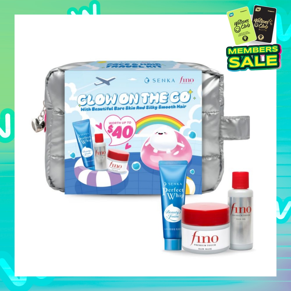 Glow On The Go Face & Hair Travel Set 1s