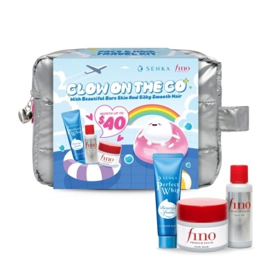 SENKA Glow On The Go Face & Hair Travel Set 1s