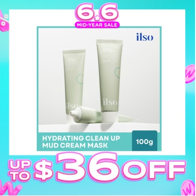 ILSO - Hydrating Clean Up Mud Cream Mask 100g