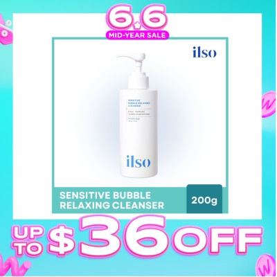 ILSO - Sensitive Bubble Relaxing Cleanser 200g