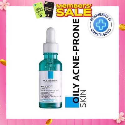 LA ROCHE-POSAY La Roche-Posay Effaclar Serum Ultra Concentrate (Anti-Acne Serum with Salicylic, Glycolic Acid, Niacinamide for Oily Acne-Prone Skin) 30ml