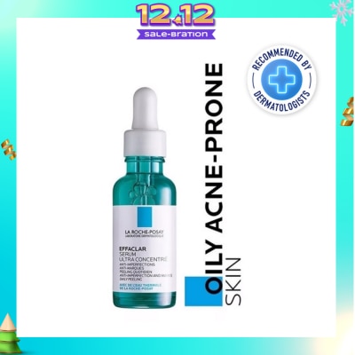 LA ROCHE-POSAY La Roche-Posay Effaclar Serum Ultra Concentrate (Anti-Acne Serum with Salicylic, Glycolic Acid, Niacinamide for Oily Acne-Prone Skin) 30ml