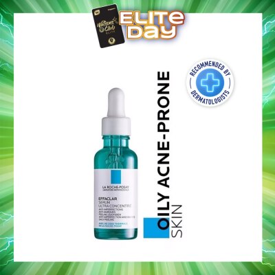 LA ROCHE-POSAY - La Roche-Posay Effaclar Serum Ultra Concentrate (Anti-Acne Serum with Salicylic, Glycolic Acid, Niacinamide for Oily Acne-Prone Skin) 30ml